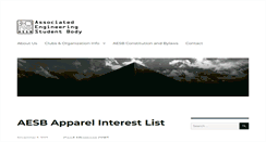 Desktop Screenshot of aesb.org